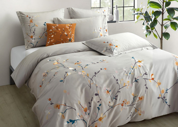 Oceana "Faincy" Comforter Set in Taupe