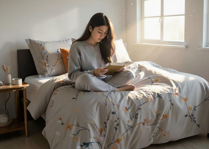 Oceana "Faincy" Comforter Set in Taupe