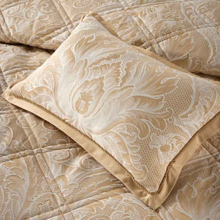 Christy "Fairfield" Jacquard Comforter & Bedspread Sets in Gold