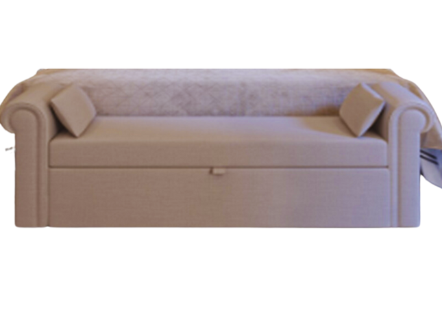 Linen Obsession "Felix" Ottoman Storage Bench