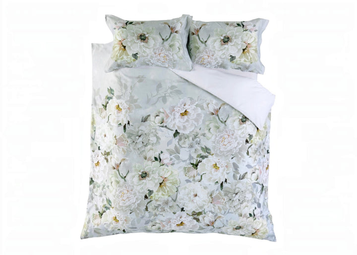 Designers Guild "Fleur Blanche" Duvet Cover Set in Platinum