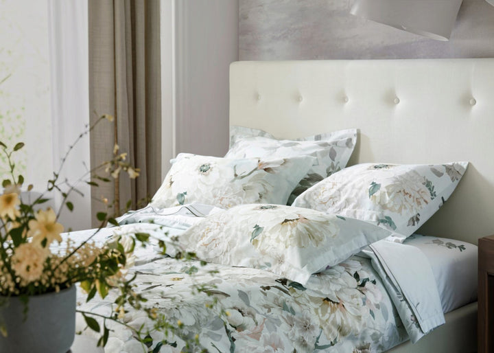 Designers Guild "Fleur Blanche" Duvet Cover Set in Platinum