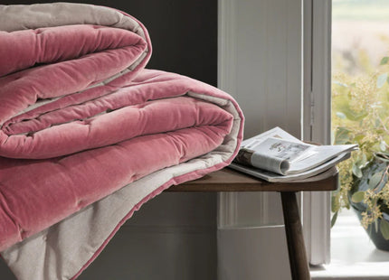 Christy "Jaipur" Throw in Garnet - 140 x 200 cm