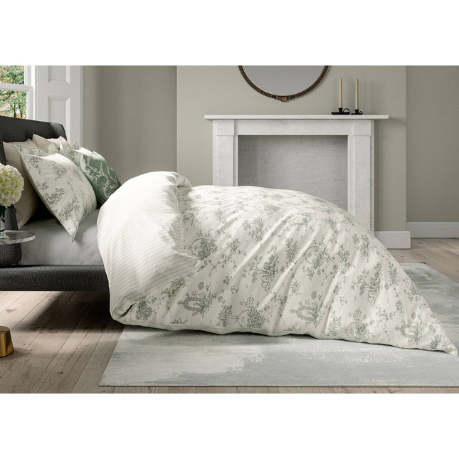 V & A "Garden of Love" Duvet Cover Set in Green