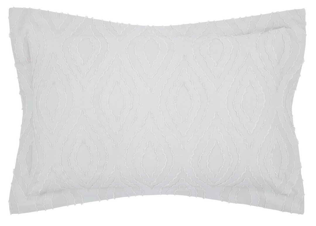 Bedeck of Belfast "Gia" Duvet Cover with Oxford Pillowcase in Silver