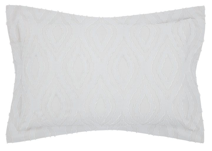 Bedeck of Belfast "Gia" Duvet Cover with Oxford Pillowcase in Silver