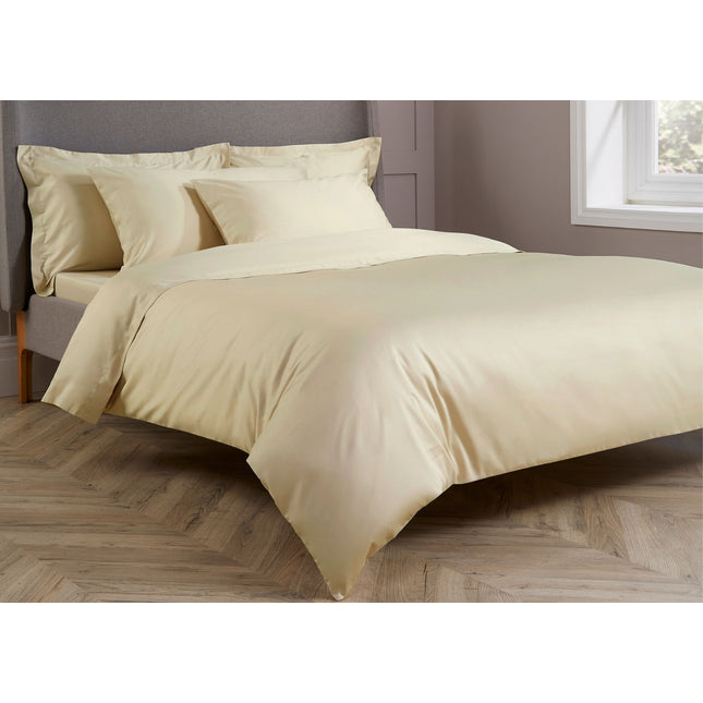 Christy "400 TC Sateen" Plain Dyed Sheets in Colour Soft Gold