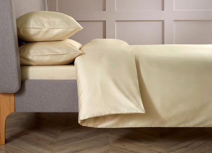 Christy "400 TC Sateen" Plain Dyed Sheets in Colour Soft Gold