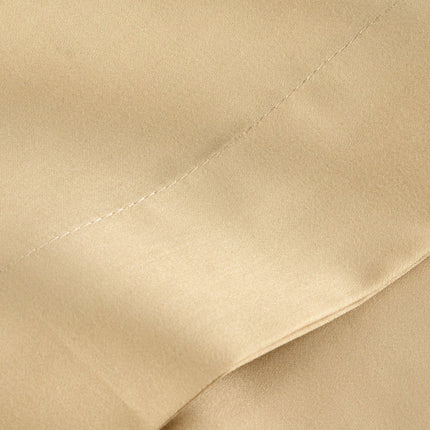 Christy "400 TC Sateen" Plain Dyed Sheets in Colour Soft Gold