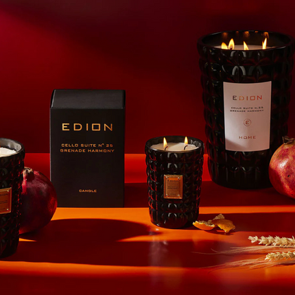 Edion "Cello suite n.25 Grenade Harmony Nero" Scented Candle