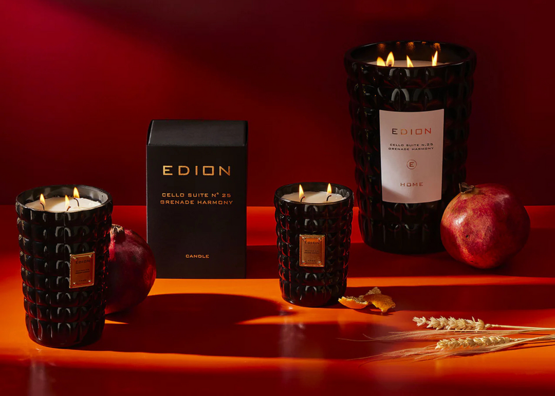 Edion "Cello Suite n.25 Grenade Harmony Nero" Scented Candle