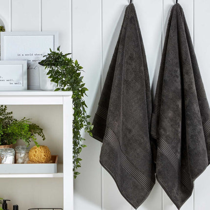 Christy "Supreme" Bath Towels & Mat Collection in Graphite