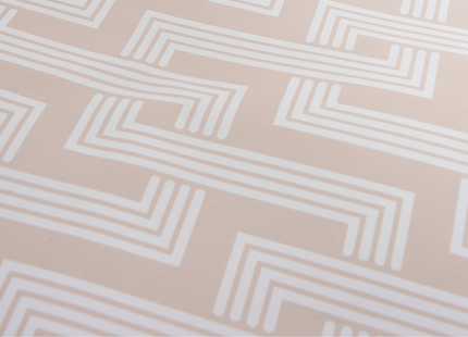 Christy "Groove" Geometric Duvet Cover Set in Gold