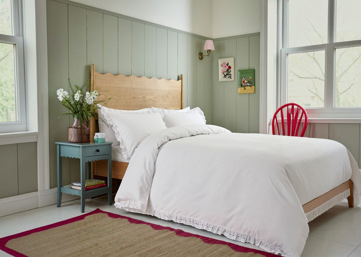 Helena Springfield "Clara" Duvet Cover Set in White