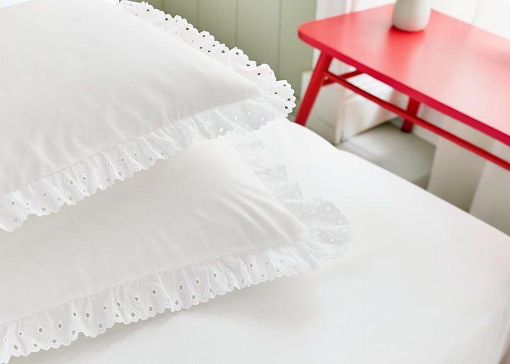 Helena Springfield "Clara" Duvet Cover Set in White