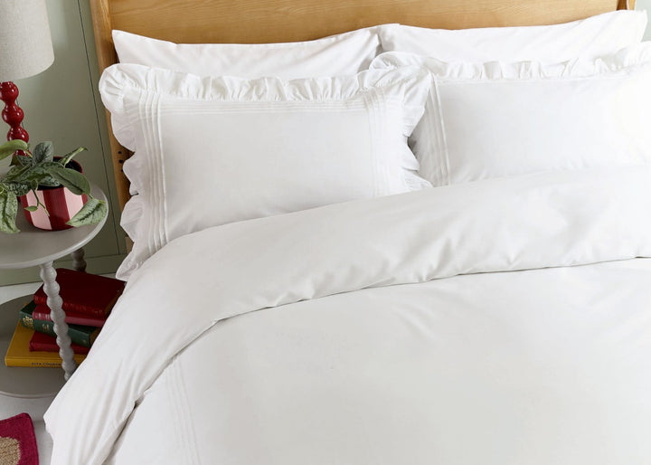 Helena Springfield "Evie" Duvet Cover Set in White