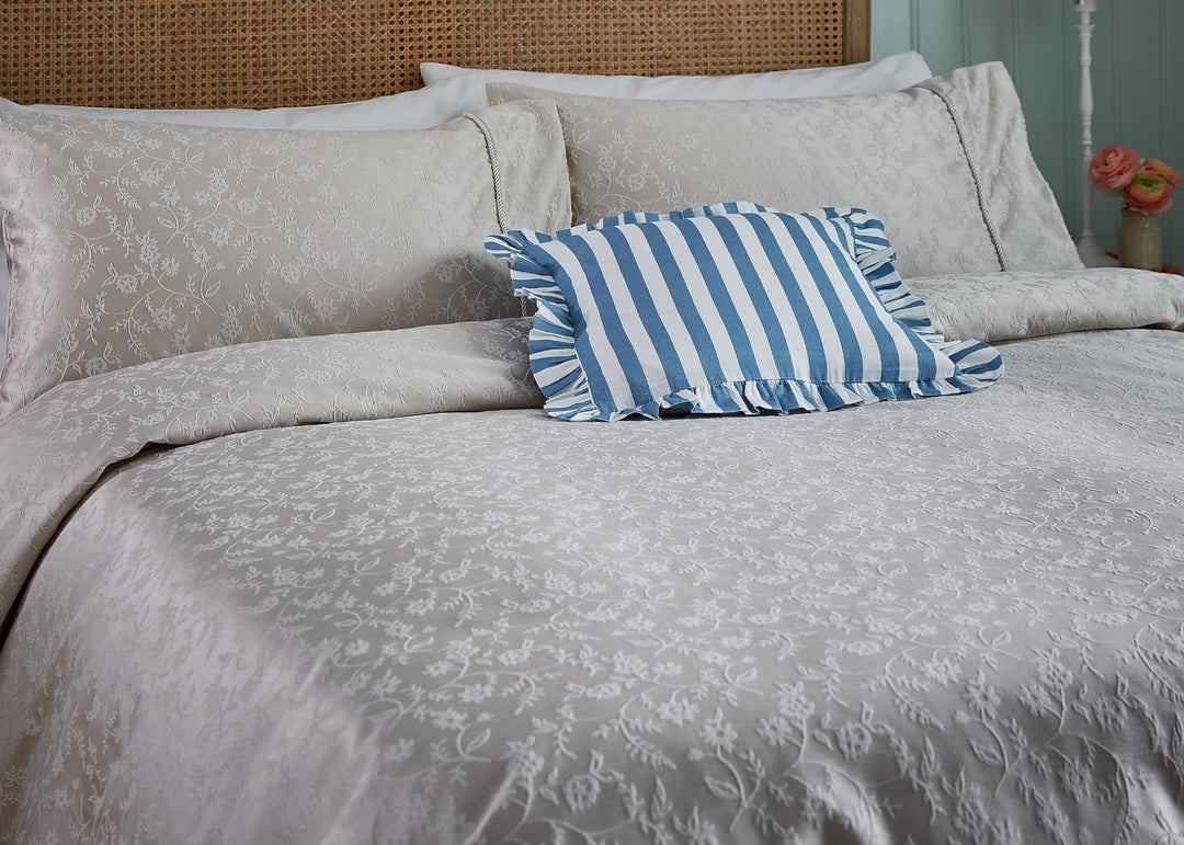Helena Springfield "Floral Trail" Duvet Cover Set in Soft Linen