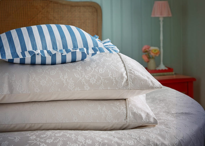 Helena Springfield "Floral Trail" Duvet Cover Set in Soft Linen