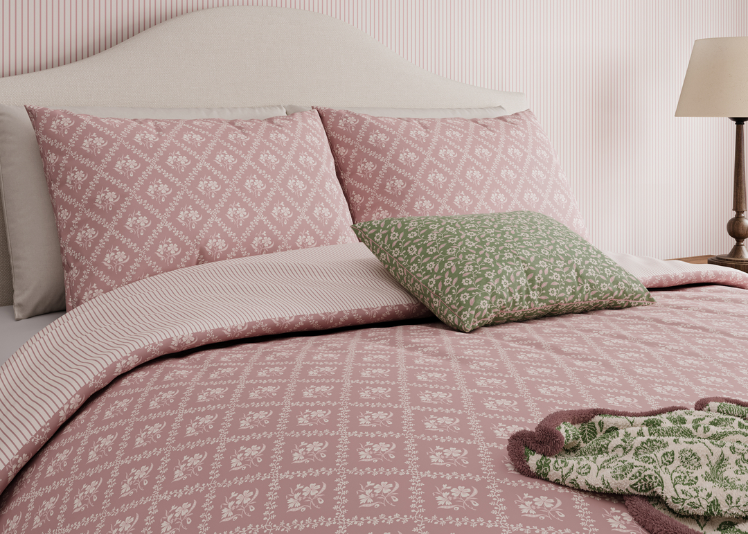 Helena Springfield "Meadow Posy" Duvet Cover Sets in Pink