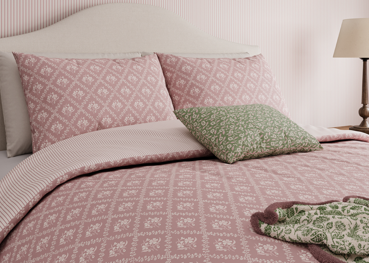 Helena Springfield "Meadow Posy" Duvet Cover Sets in Pink