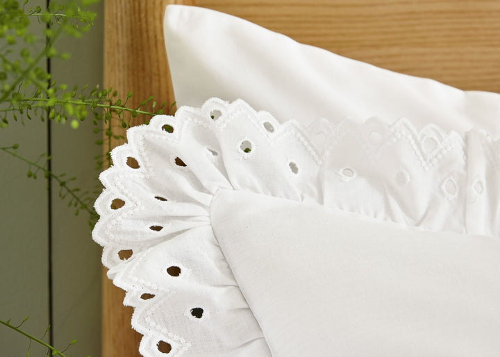 Helena Springfield "Clara" Duvet Cover Set in White