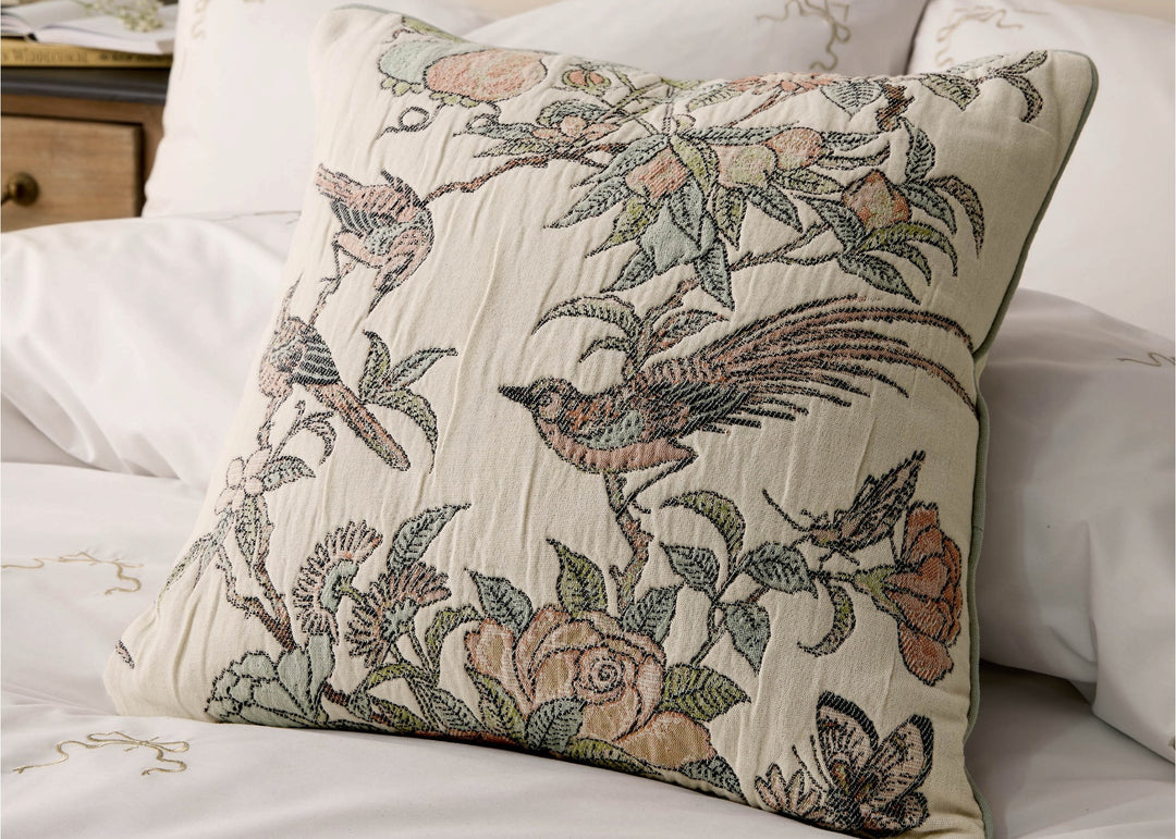 Historic Royal Palaces "Hampton Jacquard" Decorative Cushion in Multi