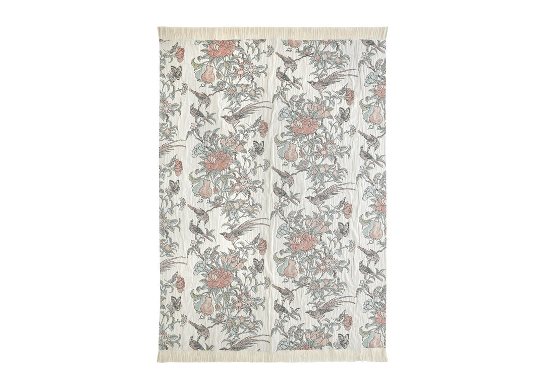 Historic Royal Palaces "Hampton Jacquard" Decorative Throw in Multi