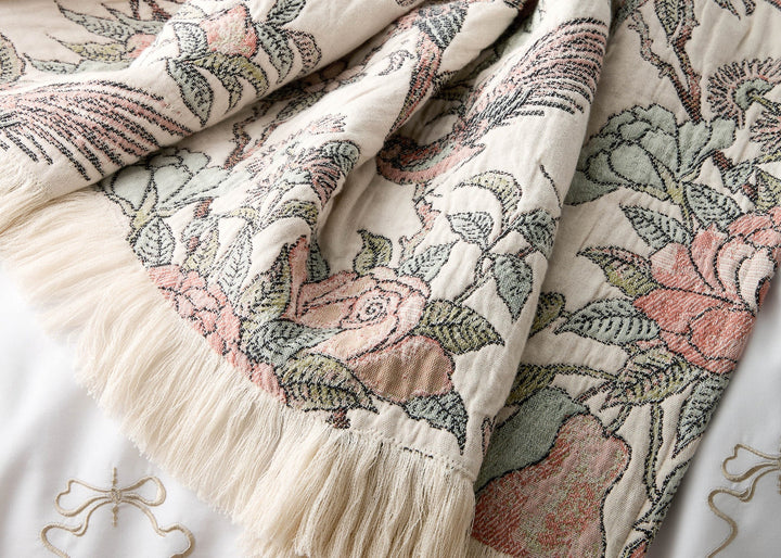 Historic Royal Palaces "Hampton Jacquard" Decorative Throw in Multi