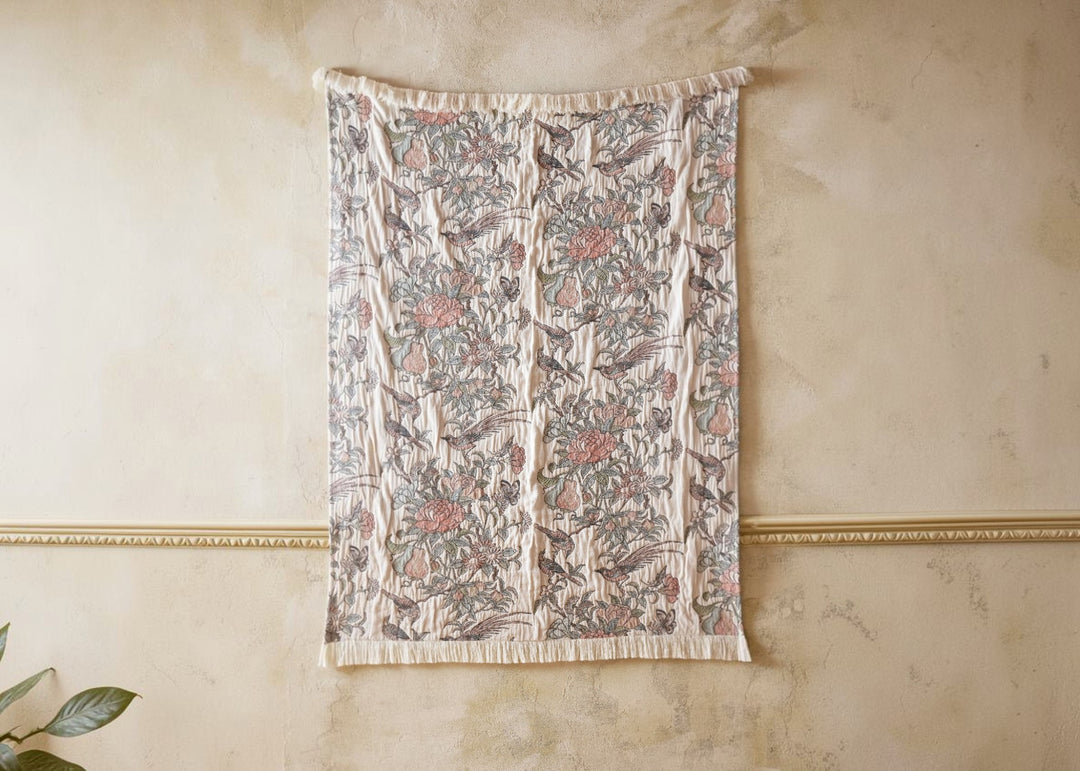 Historic Royal Palaces "Hampton Jacquard" Decorative Throw in Multi