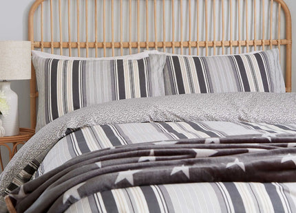Helena Springfield "Beach House" Duvet Cover Sets in Linen & Grey