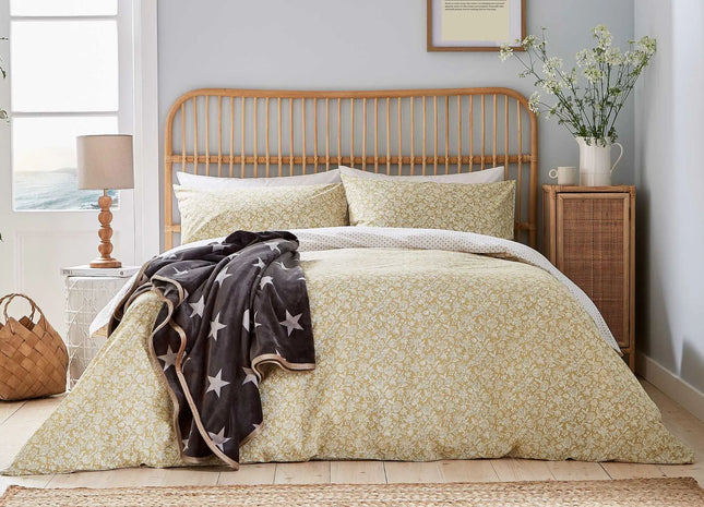 Helena Springfield "Elmont" Duvet Cover Sets in Soft Amber