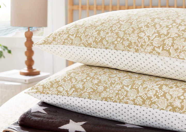 Helena Springfield "Elmont" Duvet Cover Sets in Soft Amber