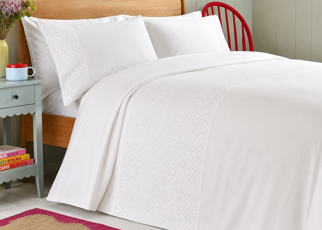 Helena Springfield "Margo" Duvet Cover Set in White