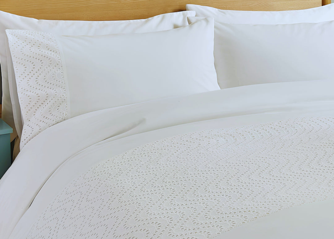 Helena Springfield "Margo" Duvet Cover Set in White