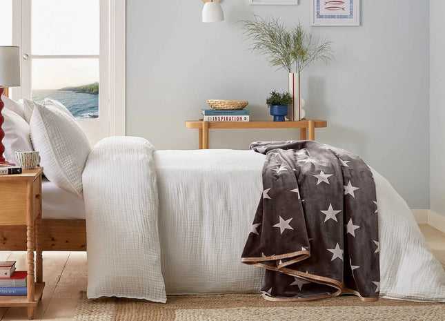 Helena Springfield "Muslin" Duvet Cover Sets in White