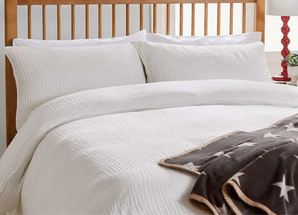Helena Springfield "Muslin" Duvet Cover Sets in White