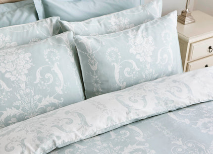 Laura Ashley "Josette" Duvet Cover Set in Duck Egg