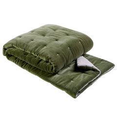 Christy "Jaipur" Throw in Olive Colour