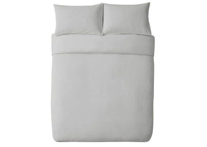 Jasper Conran "Hexagonal" Duvet Cover Set in Lunar Rock