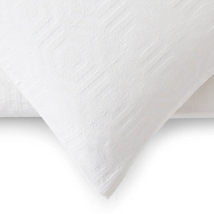 Jasper Conran "Hexagonal" Duvet Cover Set in White