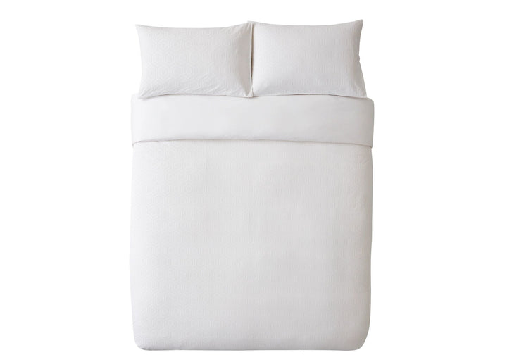 Jasper Conran "Hexagonal" Duvet Cover Set in White