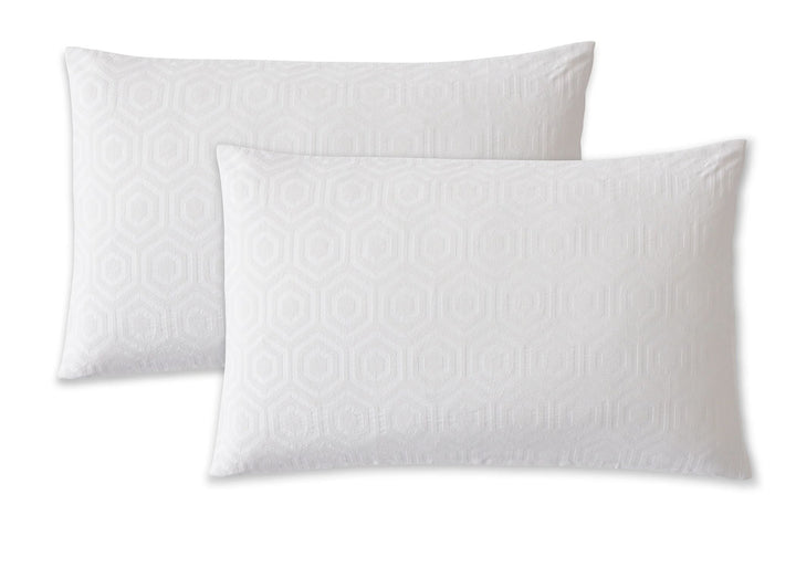Jasper Conran "Hexagonal" Duvet Cover Set in White