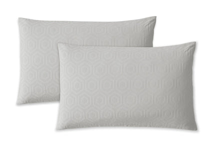 Jasper Conran "Hexagonal" Duvet Cover Set in Lunar Rock