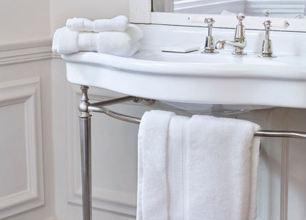 Jasper Conran "Zero Twist Cotton" Bath Towels Collection in White