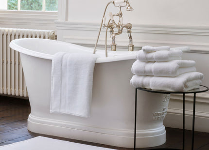 Jasper Conran "Zero Twist Cotton" Bath Towels Collection in White
