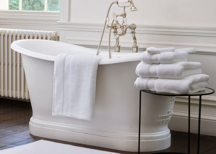 Jasper Conran "Zero Twist Cotton" Bath Towels Collection in White