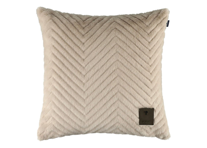 Joop "Elegant" Decorative Filled Cushion in Natural - 45 x 45 cm
