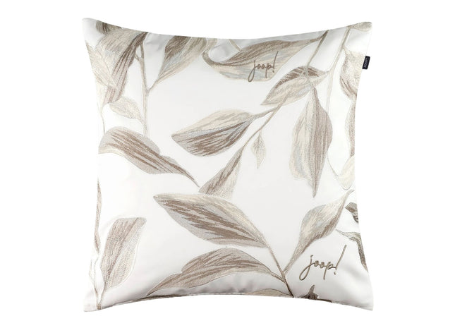 Joop "Flora" Decorative Filled Cushion in Cream - 50 x 50 cm