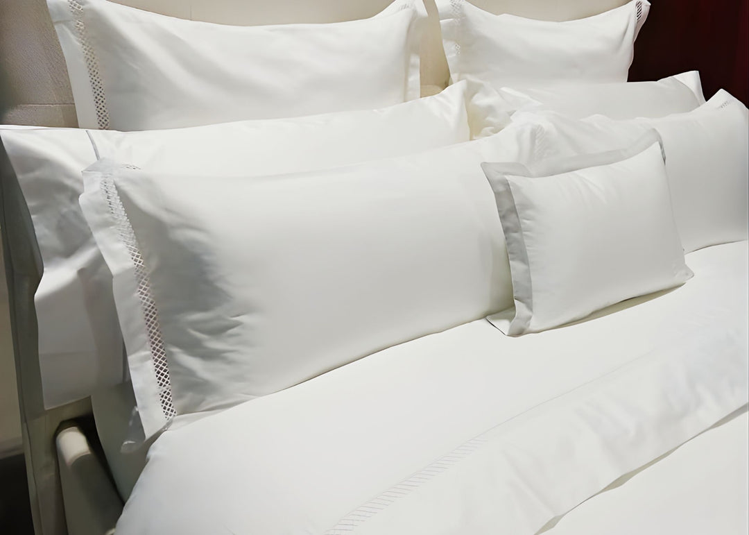 Linen Obsession "Katrin" 300 Thread Count Bed Linen in White