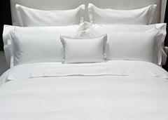 Linen Obsession "Katrin" 300 Thread Count Bed Linen in White